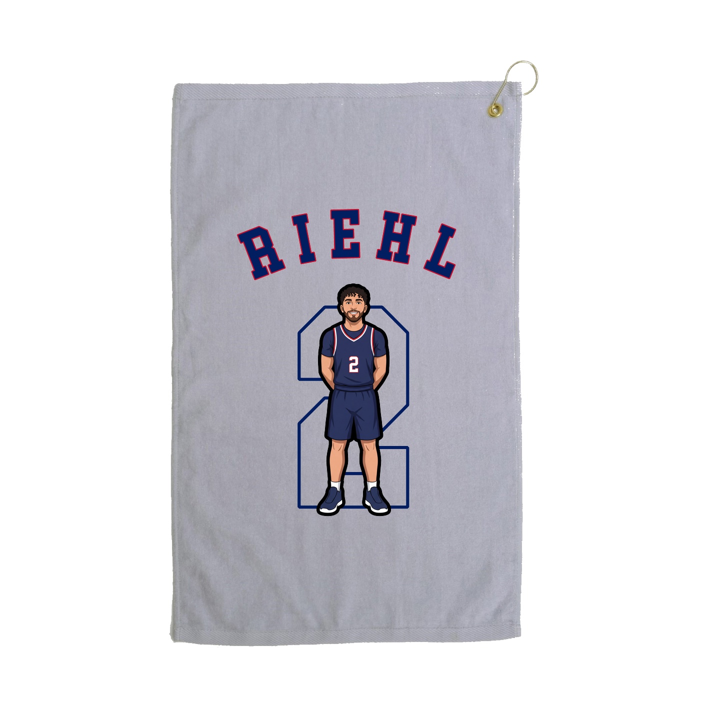 Golf Towel — Shirsey Arch in Grey