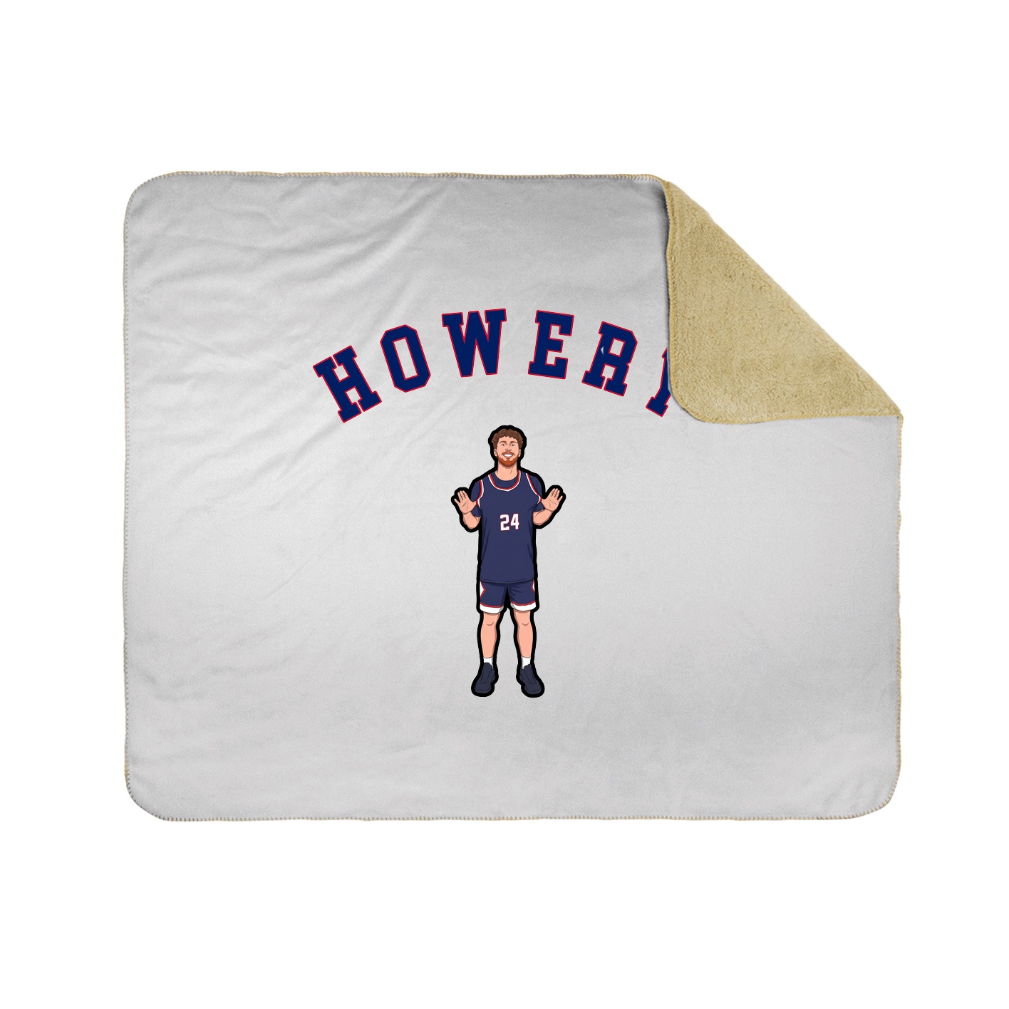 50x60 Sherpa Lined Throw Blanket