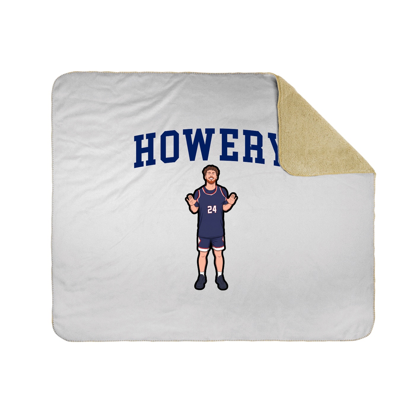 50x60 Sherpa Lined Throw Blanket