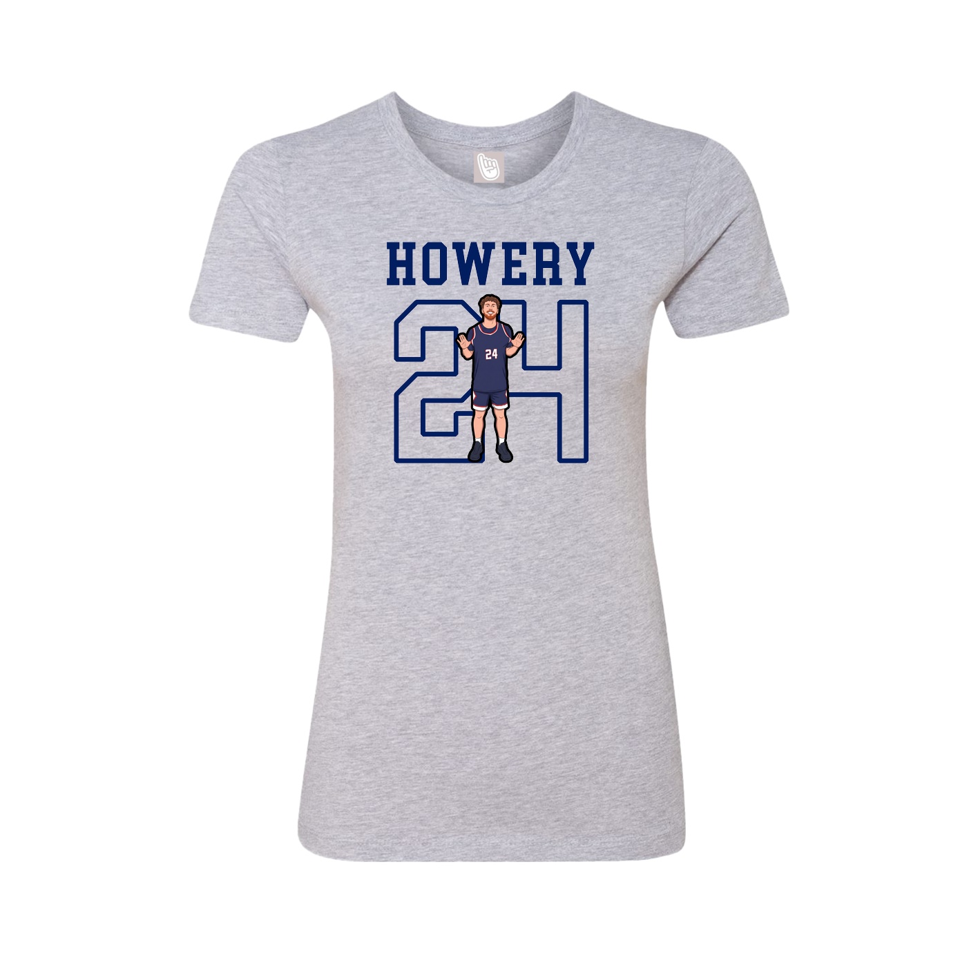 Fitted Women's Tee — Shirsey in Grey