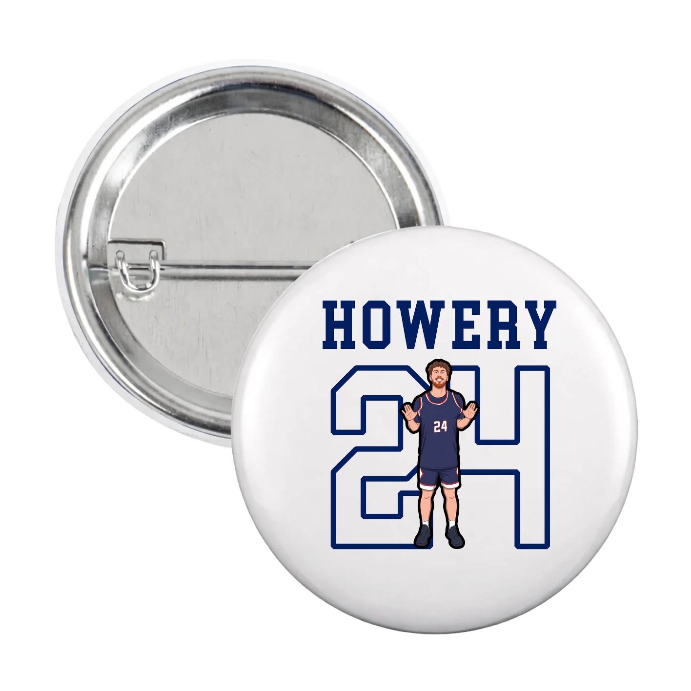 Game Day Button — Shirsey in White