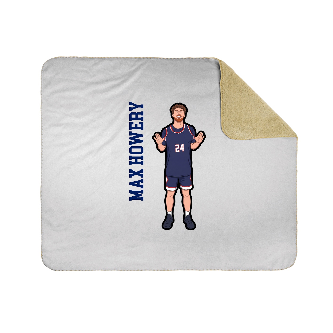 50x60 Sherpa Lined Throw Blanket