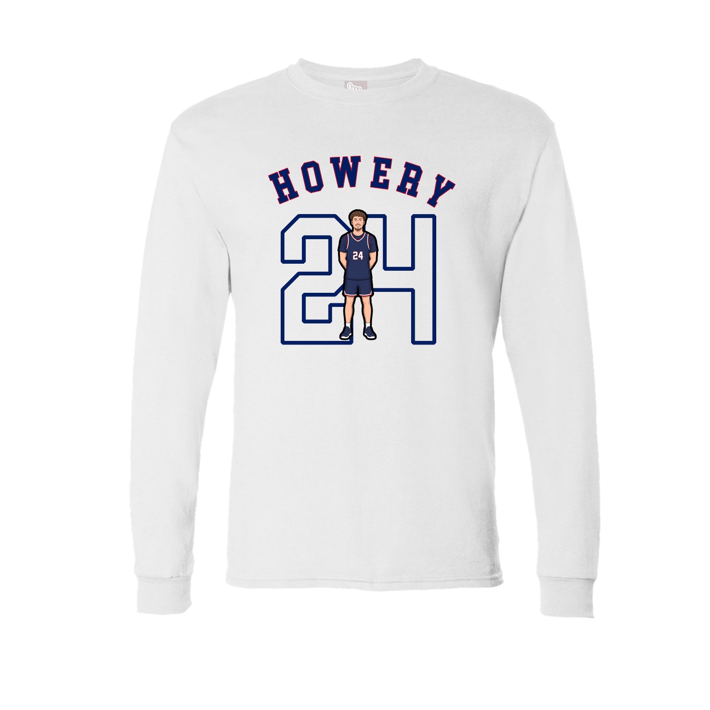 Long Sleeve Tee — Shirsey Arch in White