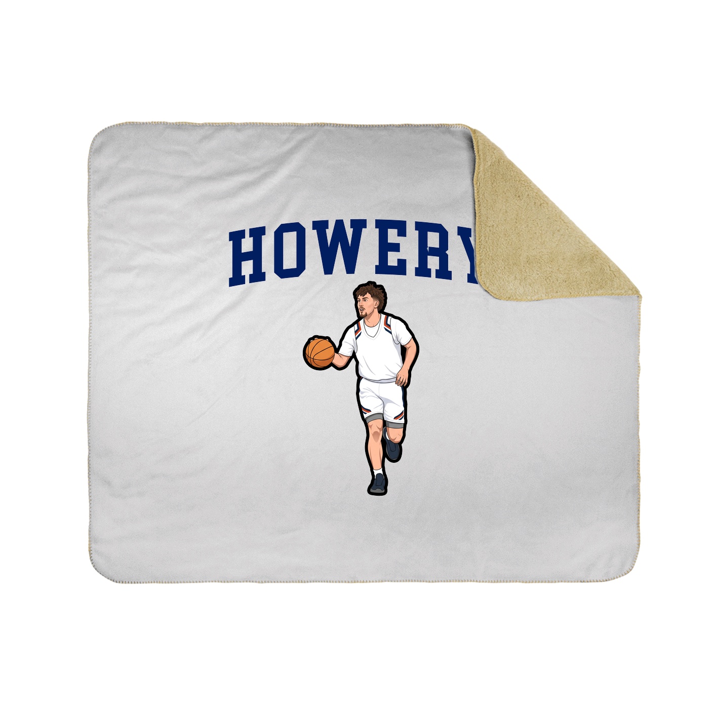 50x60 Sherpa Lined Throw Blanket