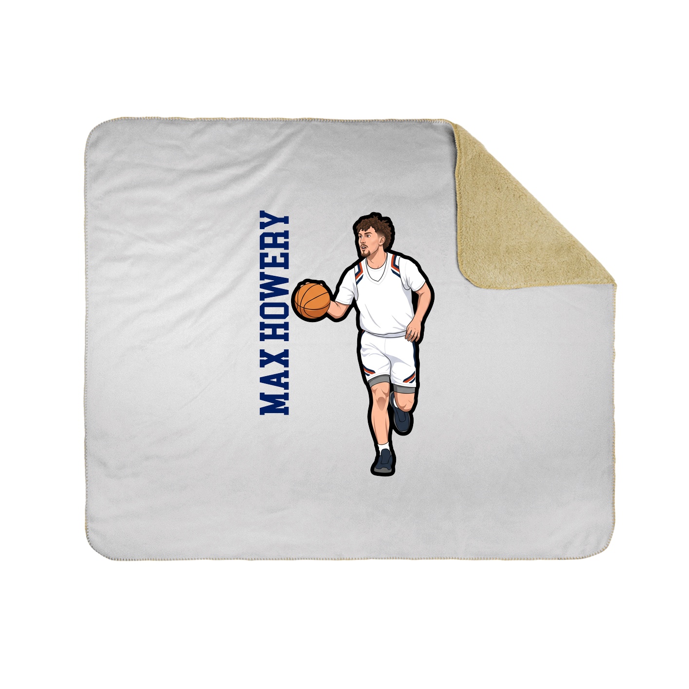 50x60 Sherpa Lined Throw Blanket