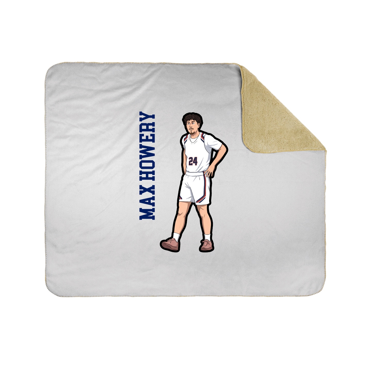 50x60 Sherpa Lined Throw Blanket