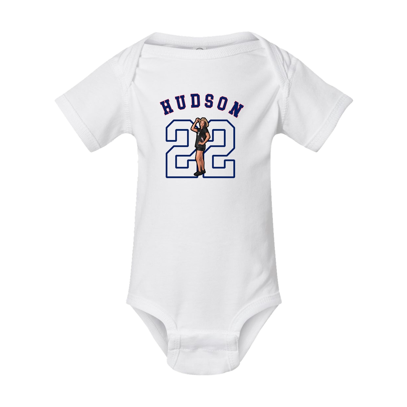 Baby Onesie — Shirsey Arch in White