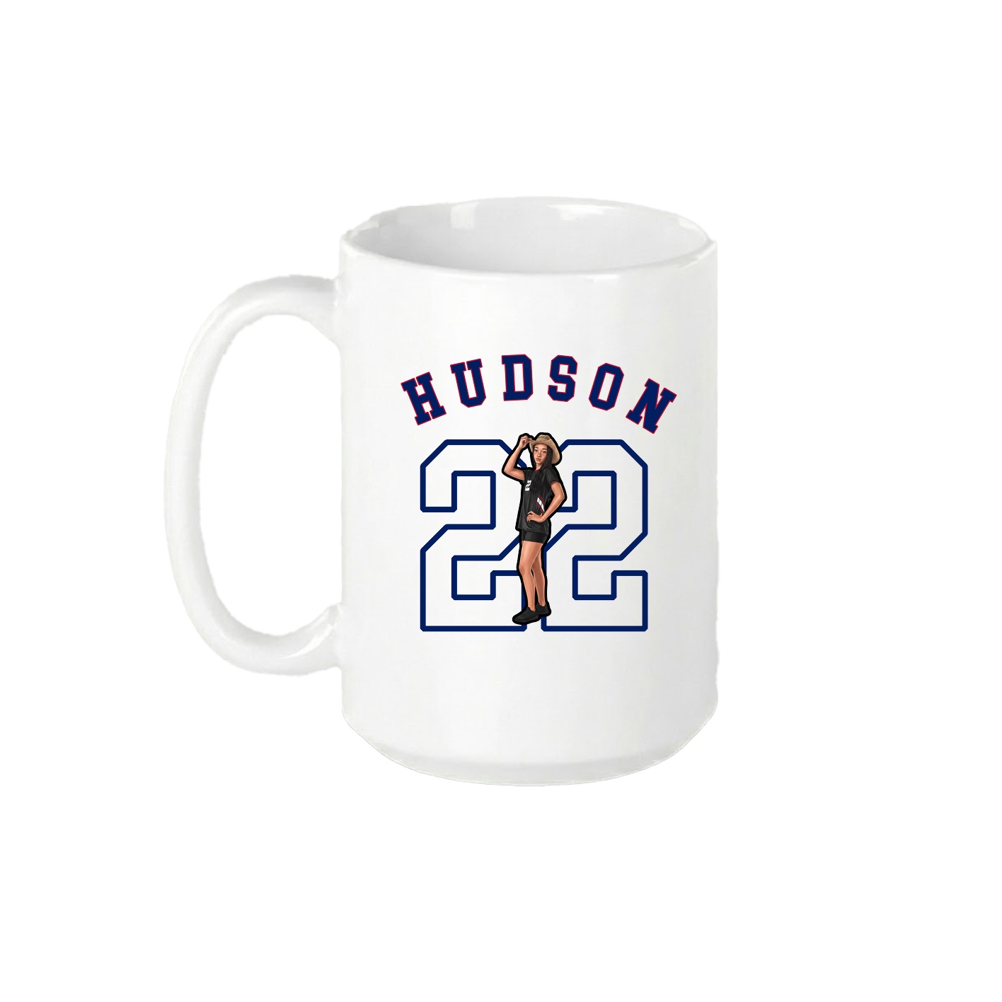 15oz Coffee Mug — Shirsey Arch in White