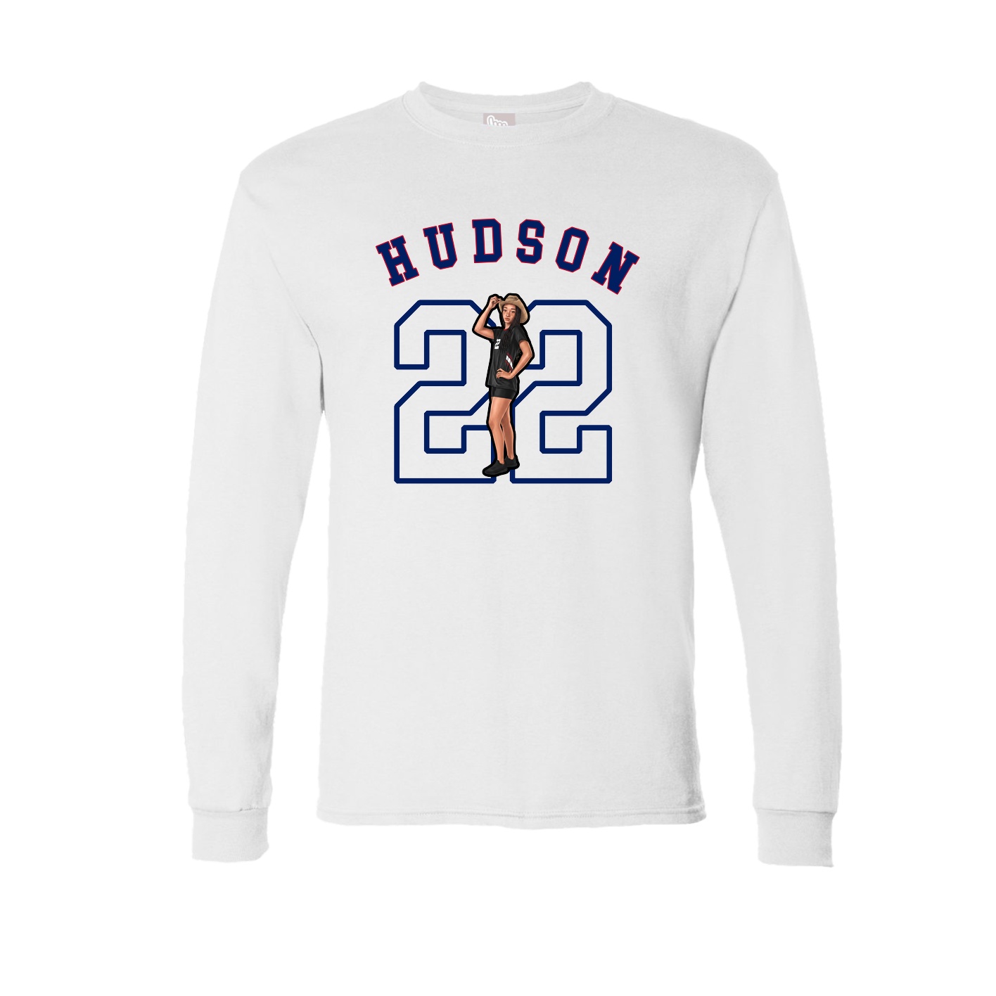 Long Sleeve Tee — Shirsey Arch in White
