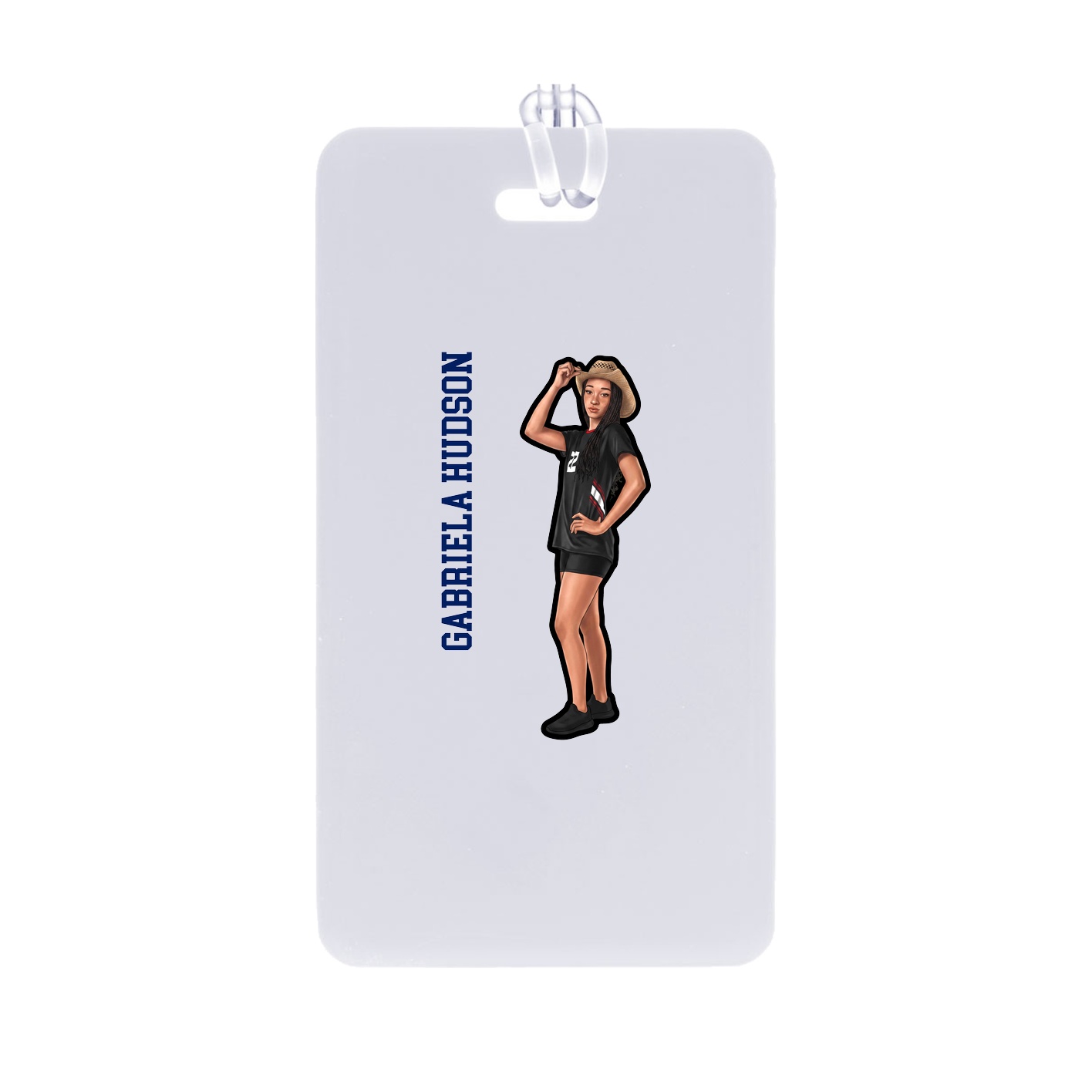 Bag Tag — Name Vertical in Classic