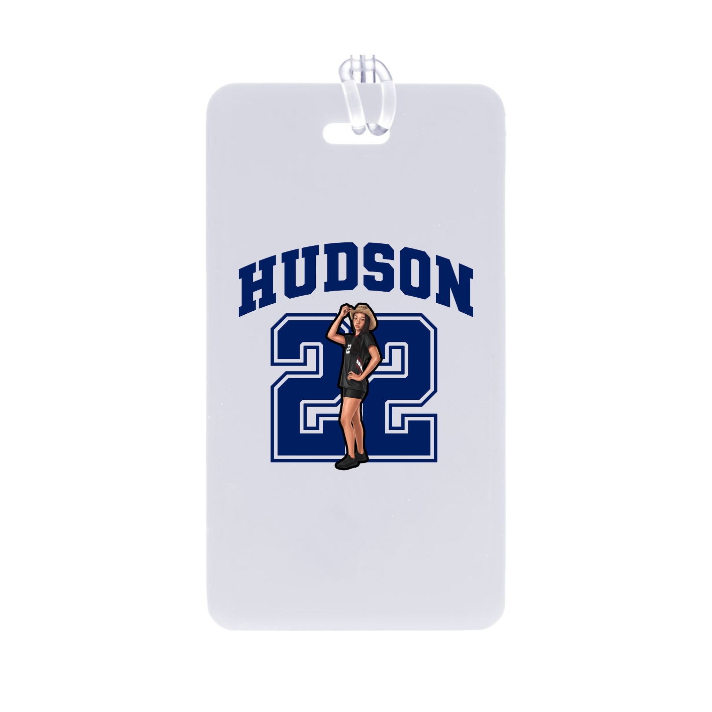 Bag Tag — Number in Classic