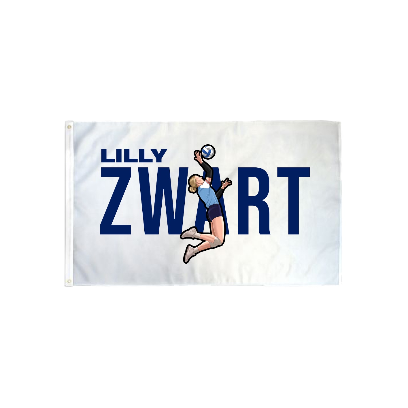 3x5 Flag — Player Name in Classic