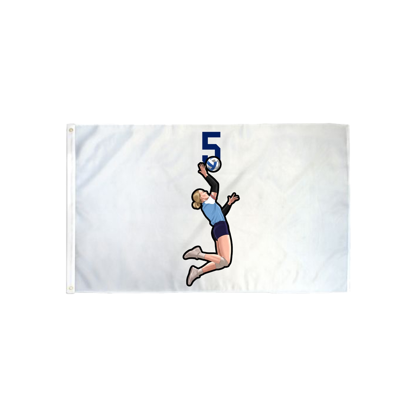 3x5 Flag — Number Top in Classic