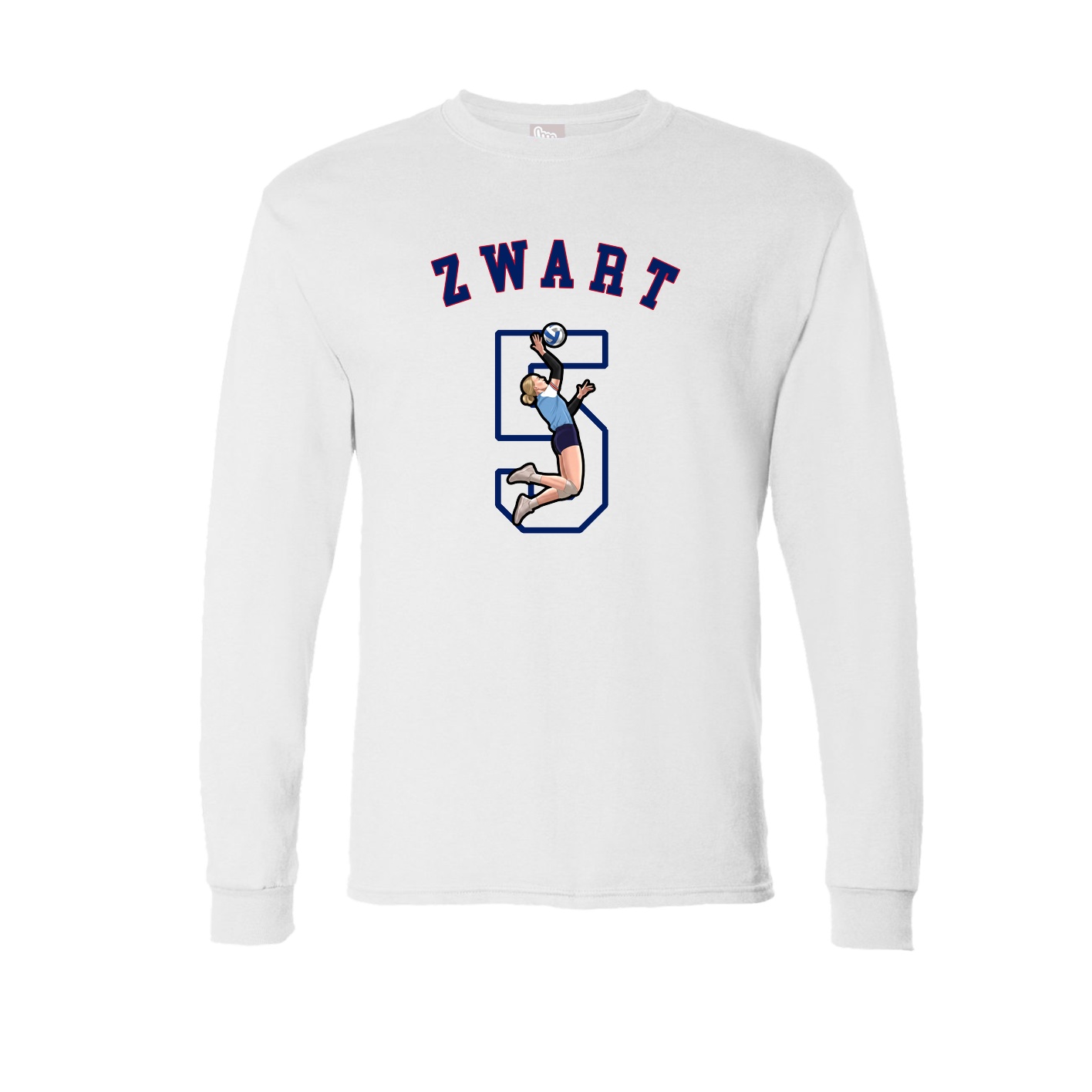 Long Sleeve Tee — Shirsey Arch in White
