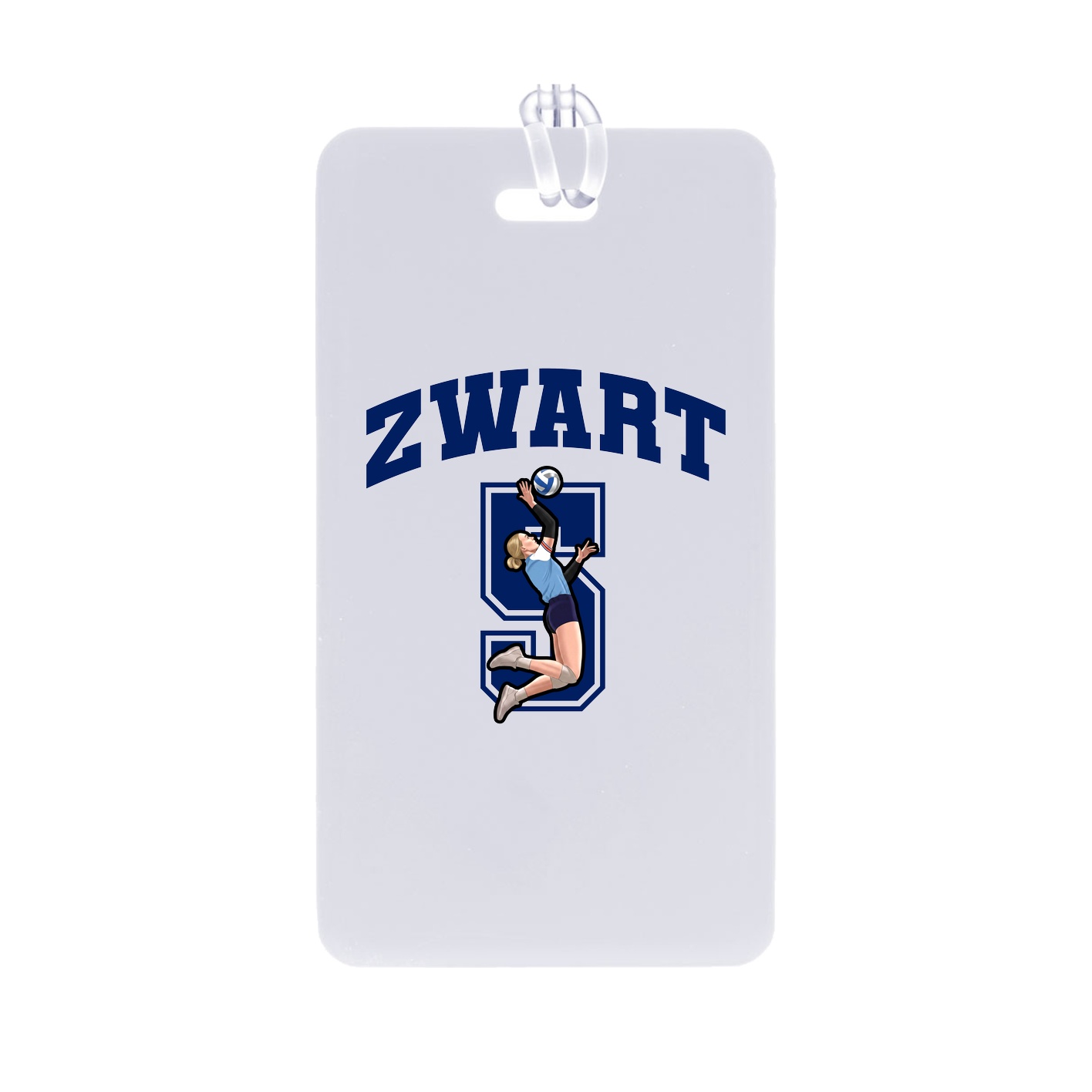 Bag Tag — Number in Classic