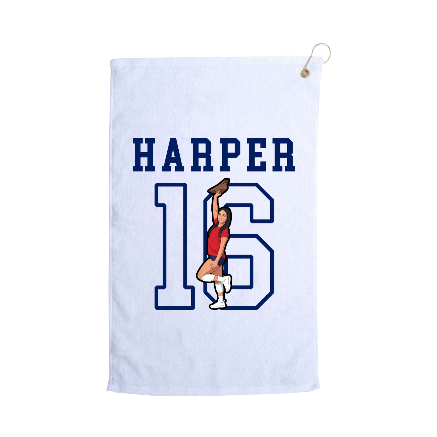 Golf Towel — Shirsey in White