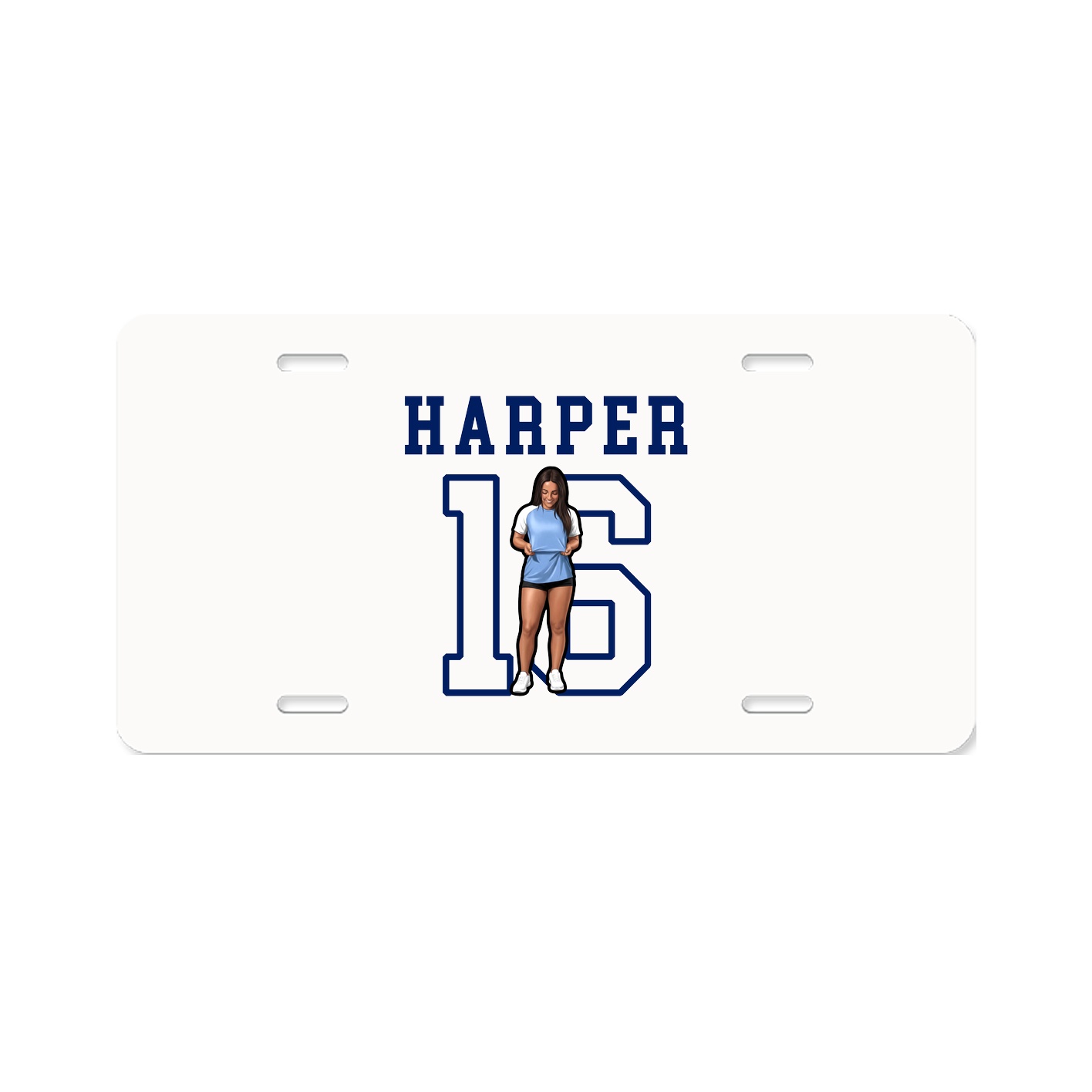 License Plate — Shirsey in Classic