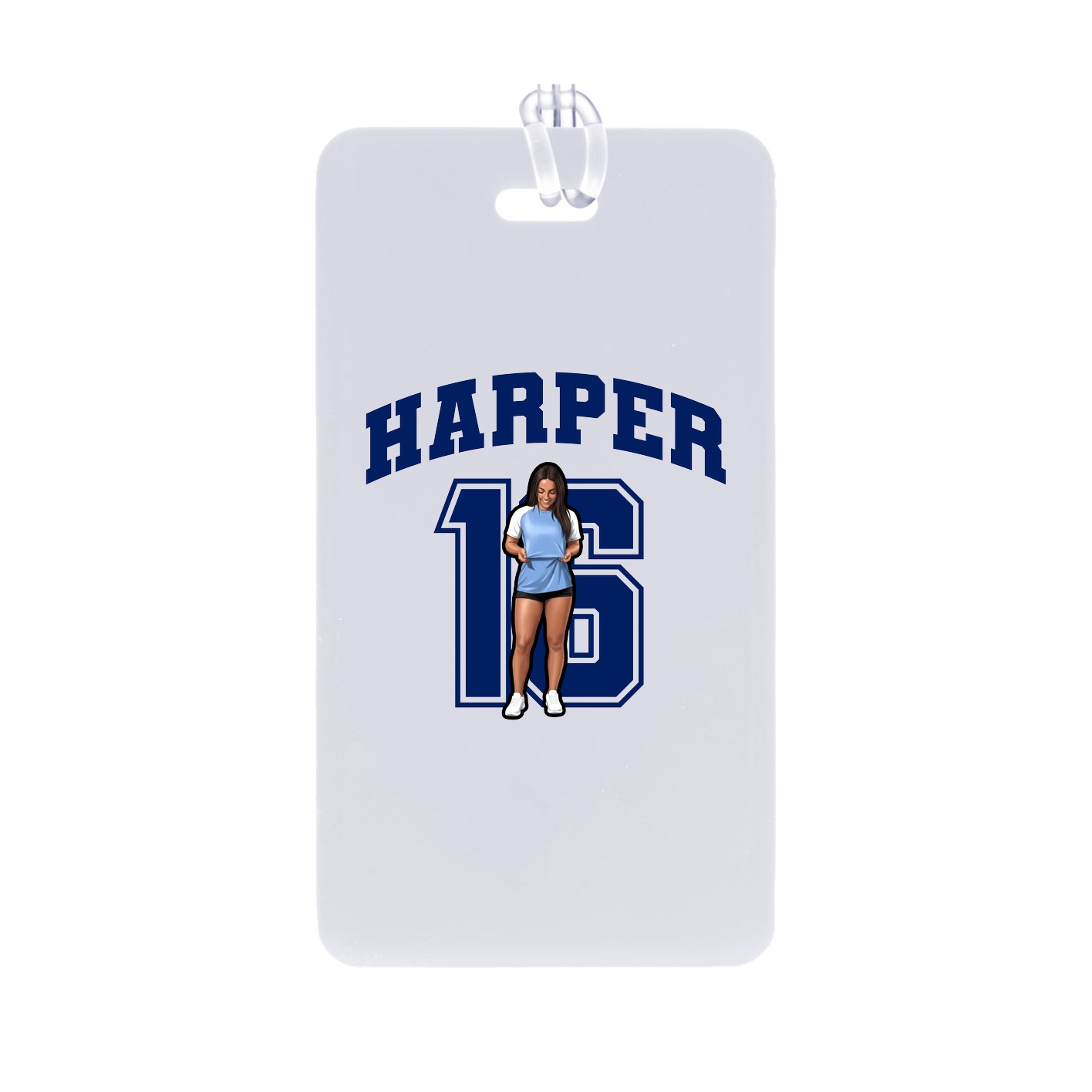Bag Tag — Number in Classic