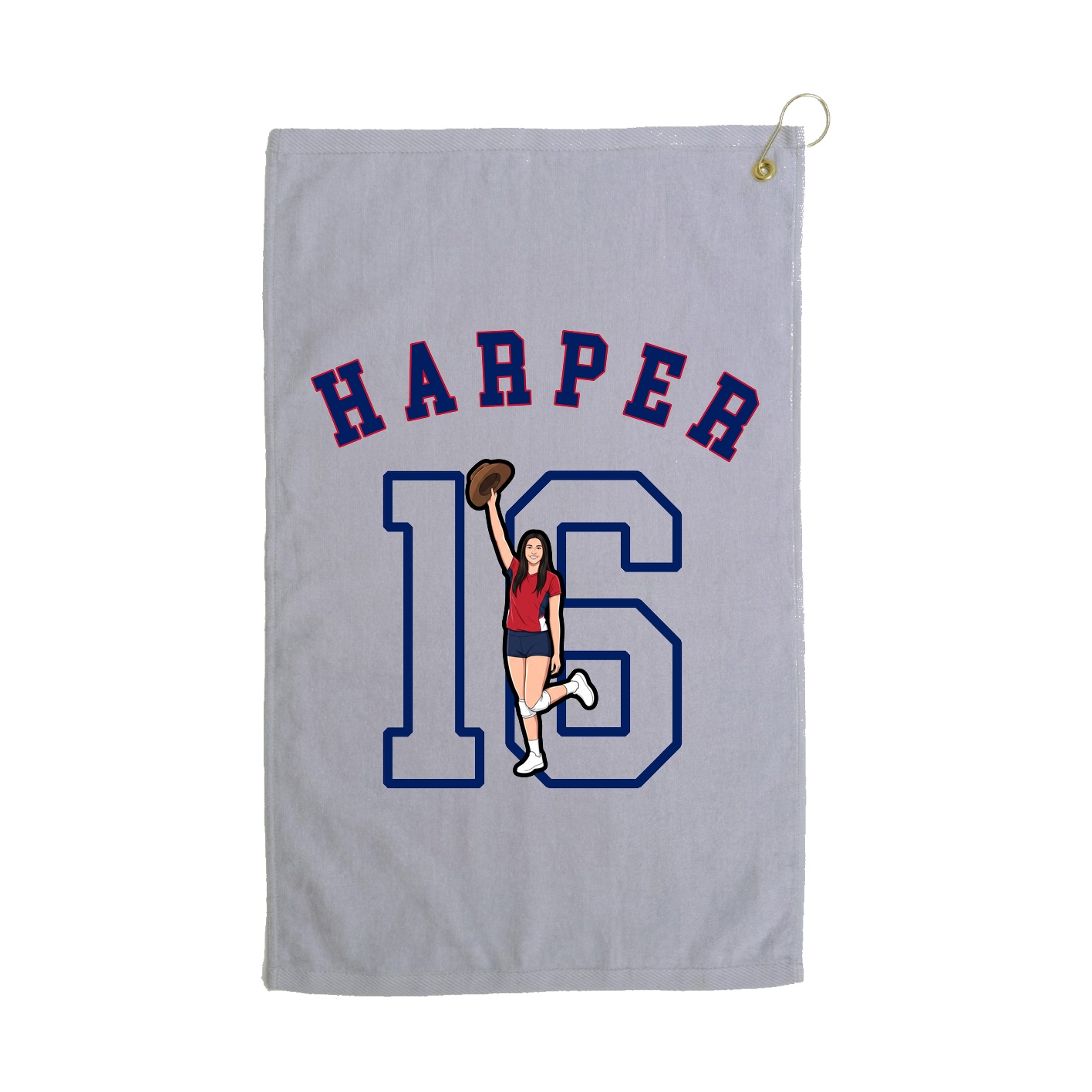 Golf Towel — Shirsey Arch in Grey