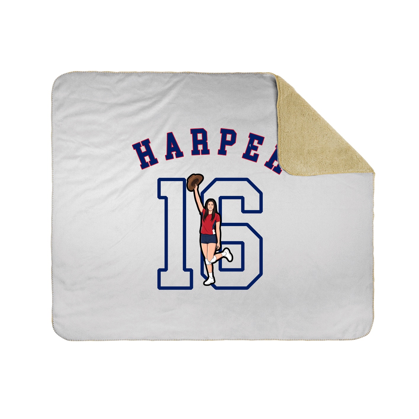 Throw Blanket — Shirsey Arch in White