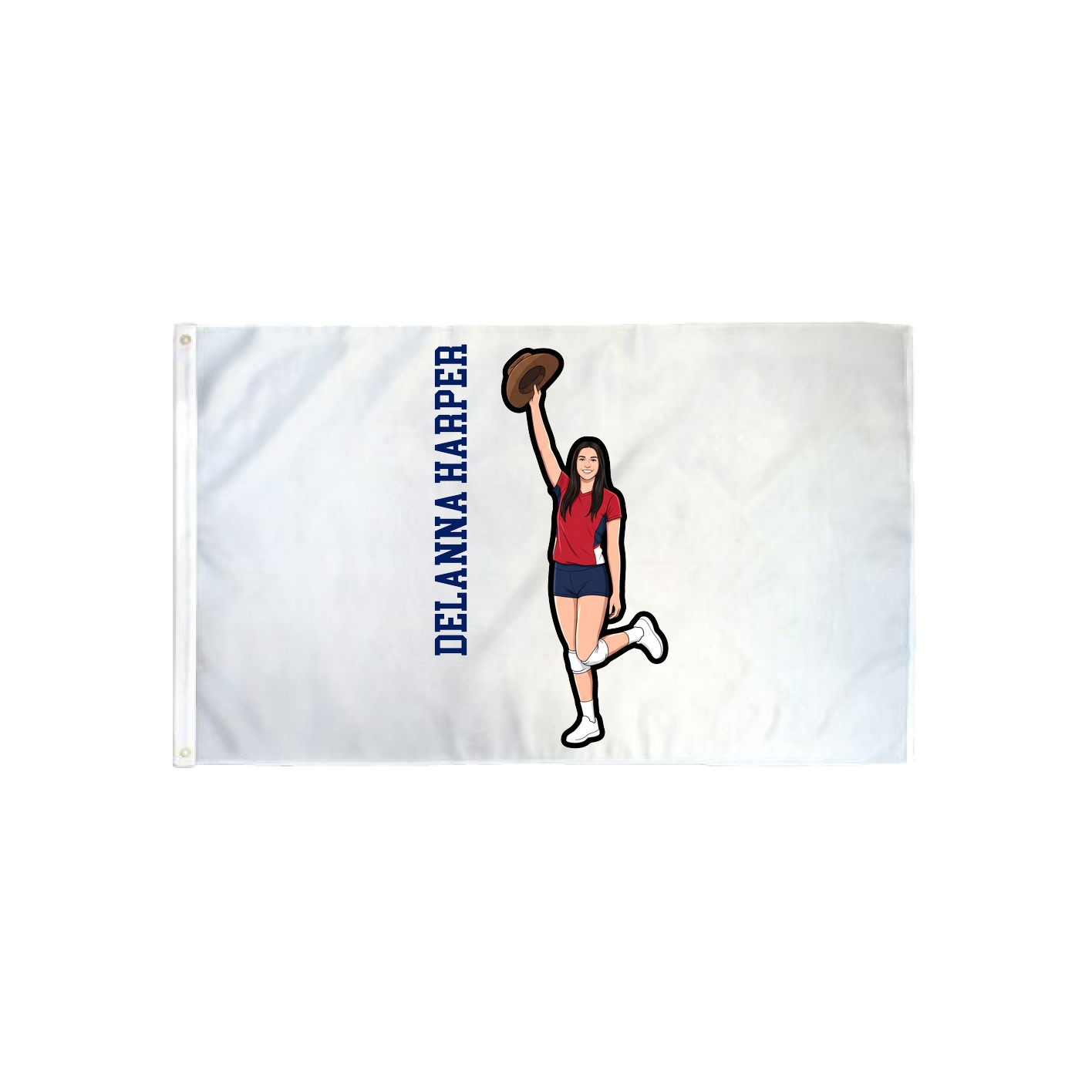 3x5 Flag — Name Vertical in Classic