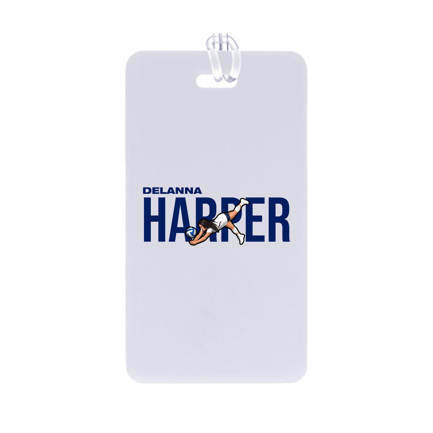 Bag Tag — Player Name in Classic