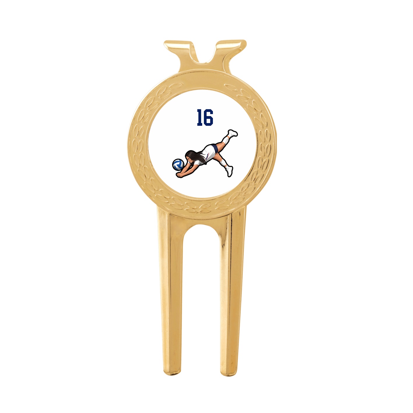 Divot Tool with Ball Marker — Number Top in Classic