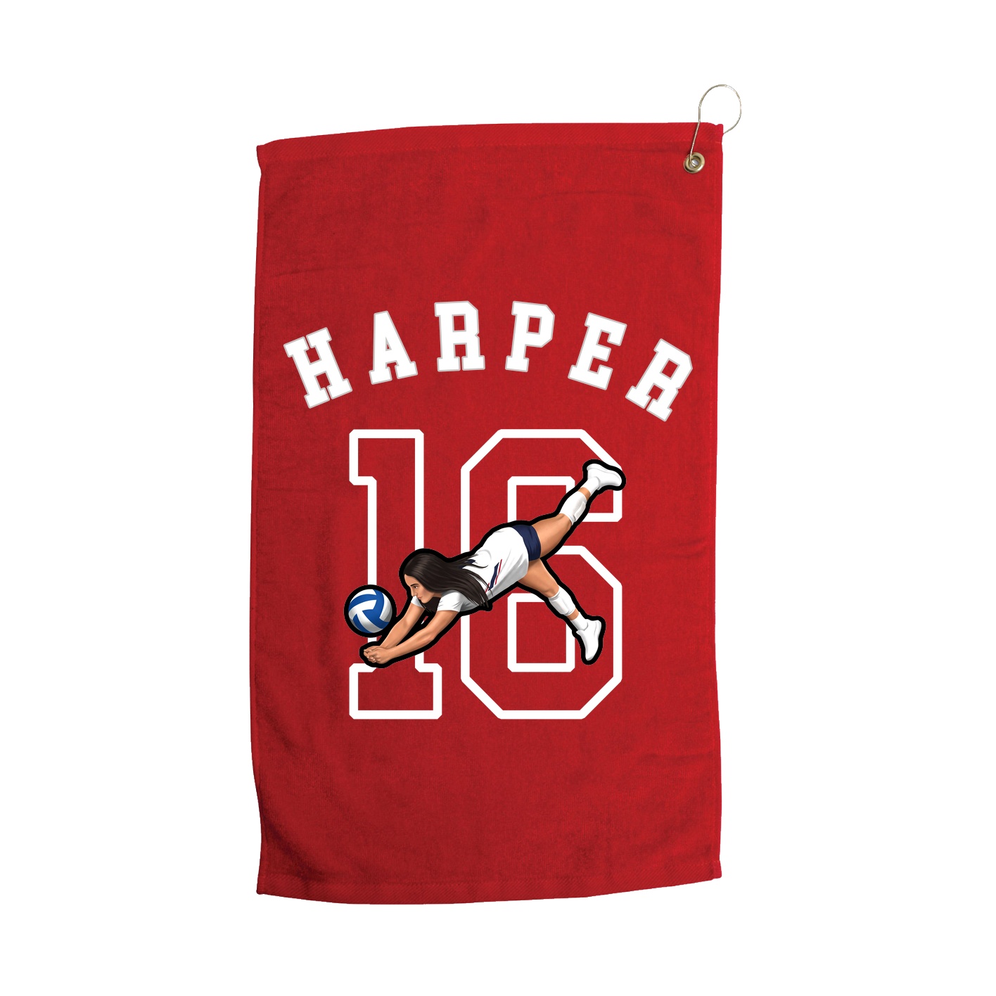 Golf Towel — Shirsey Arch in Red