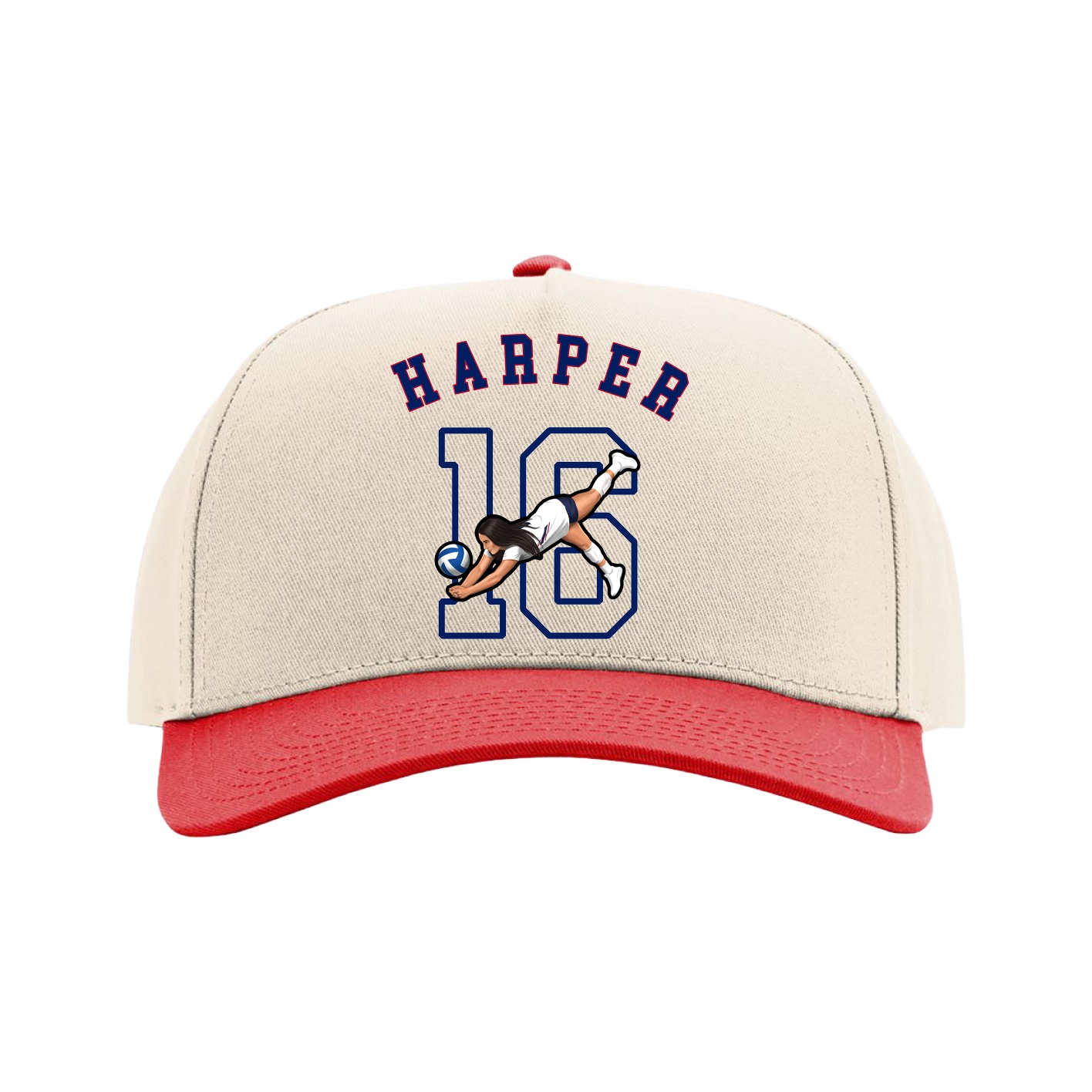 Full Fabric Five-Panel Champ Cap