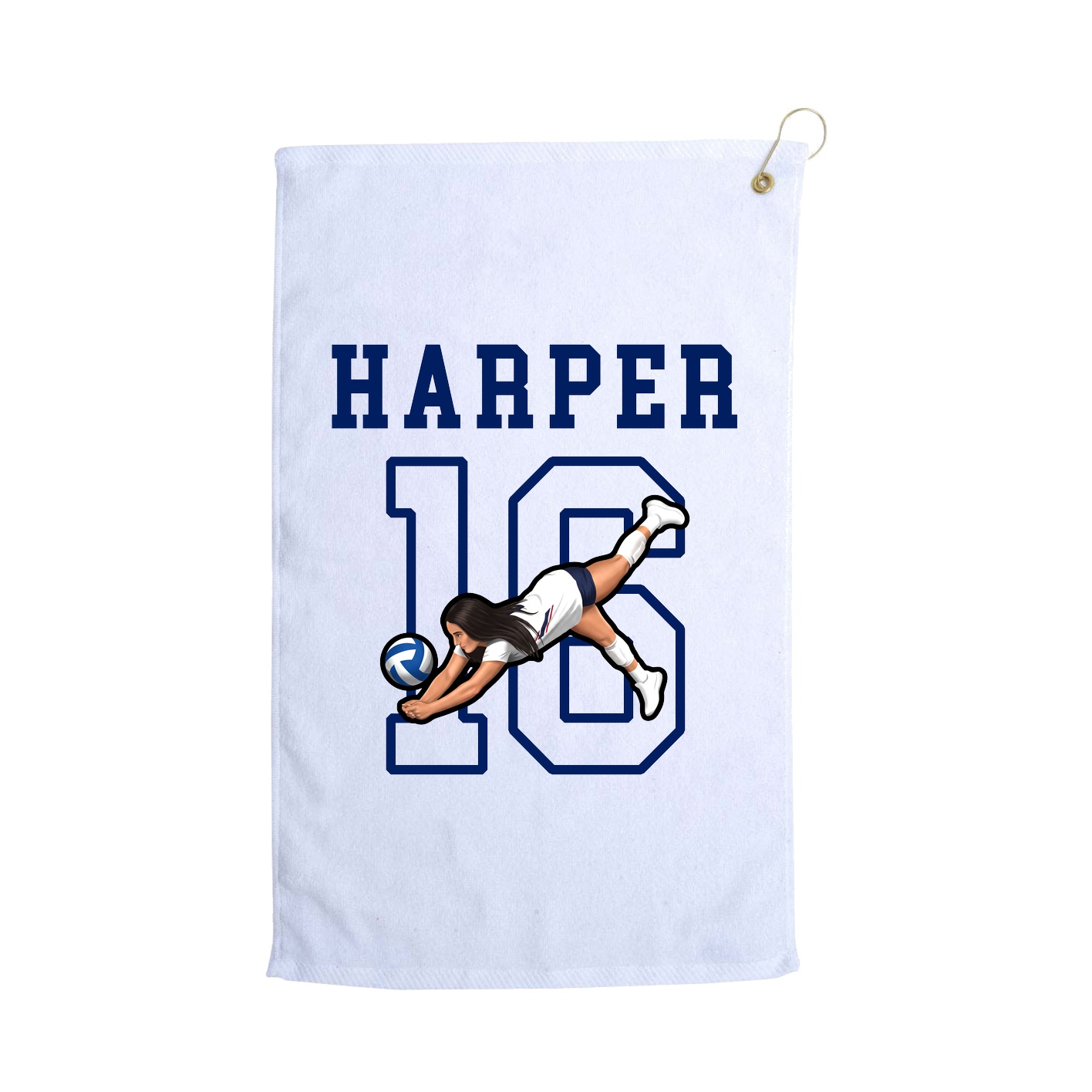 Golf Towel — Shirsey in White