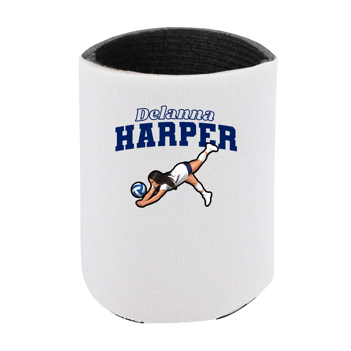 Can Holder — Name Arch in White