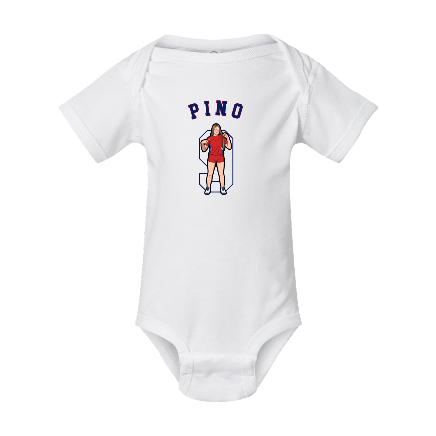 Baby Onesie — Shirsey Arch in White
