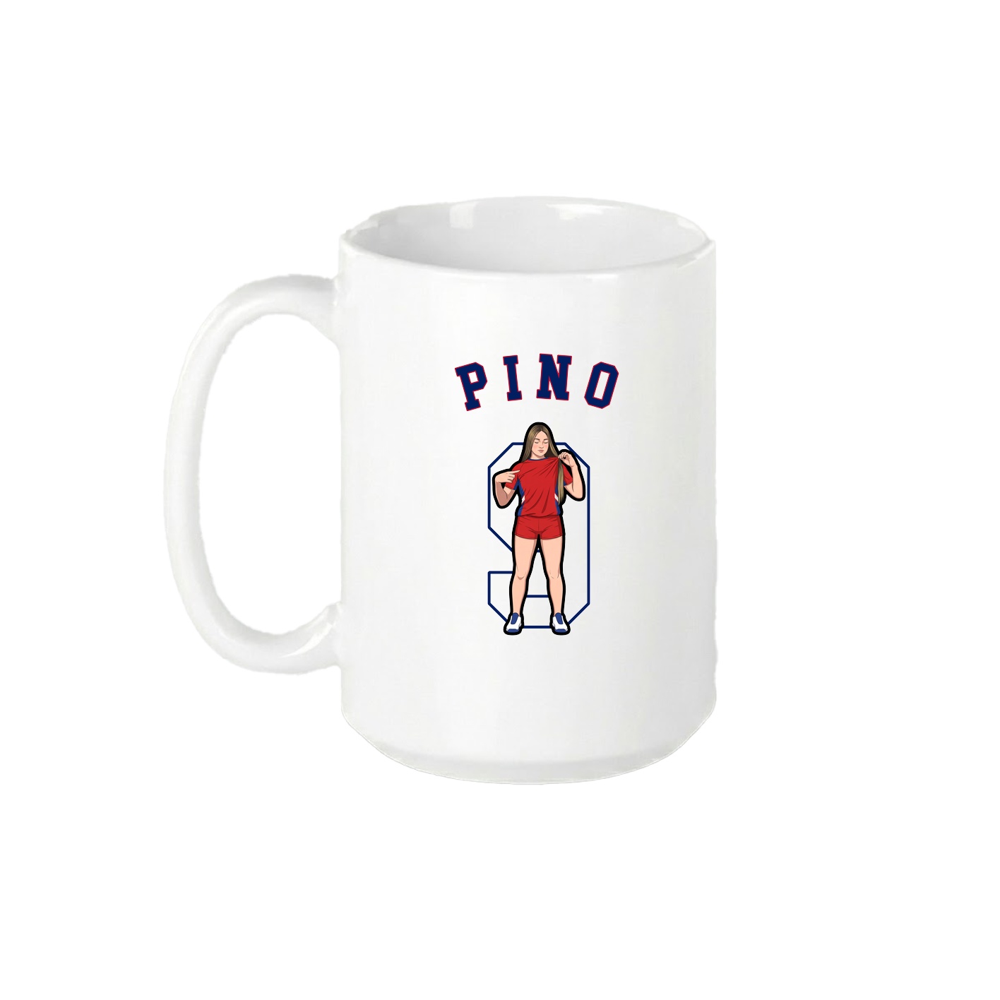 15oz Coffee Mug — Shirsey Arch in White