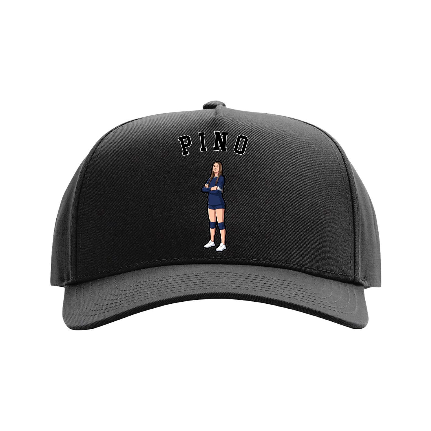Full Fabric Five-Panel Champ Cap