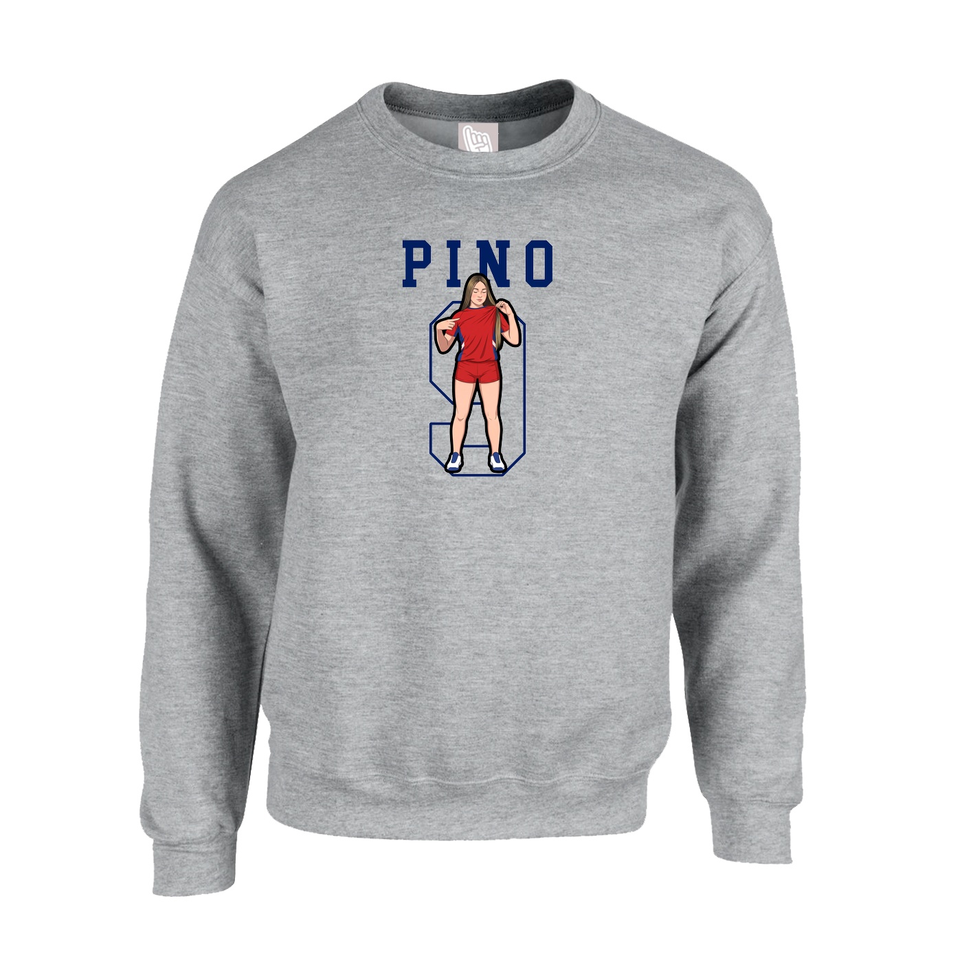 Fleece Crew — Shirsey in Grey