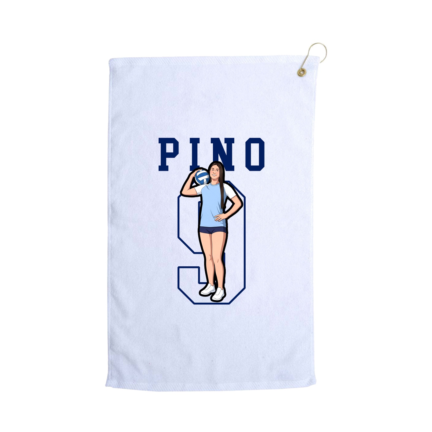 Golf Towel — Shirsey in White