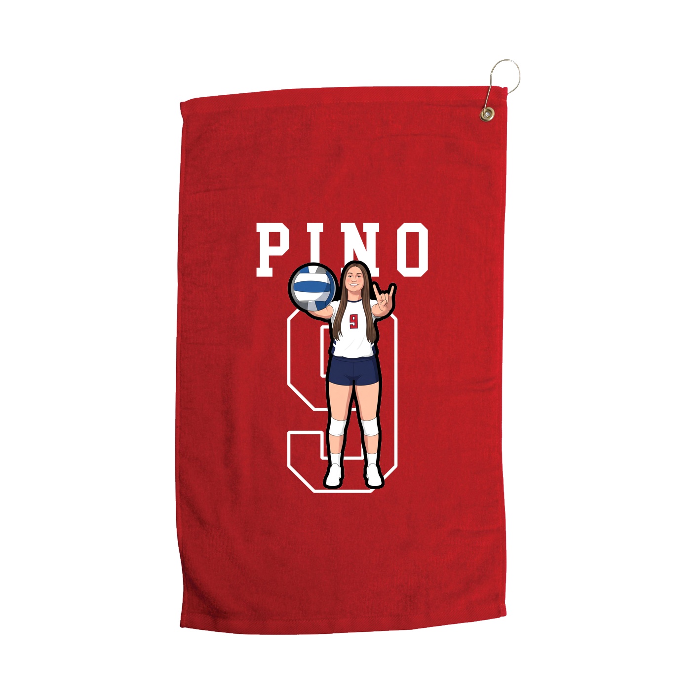 Golf Towel — Shirsey in Red
