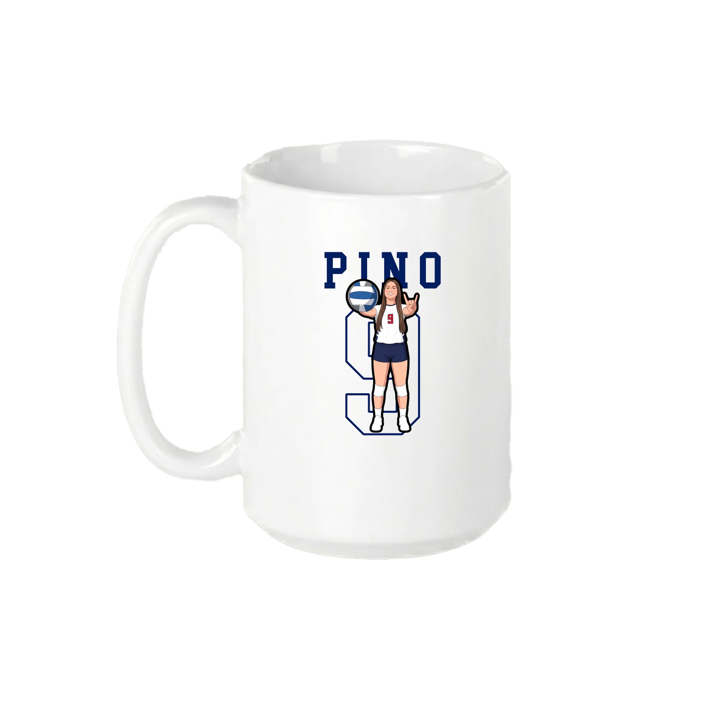 15oz Coffee Mug — Shirsey in White