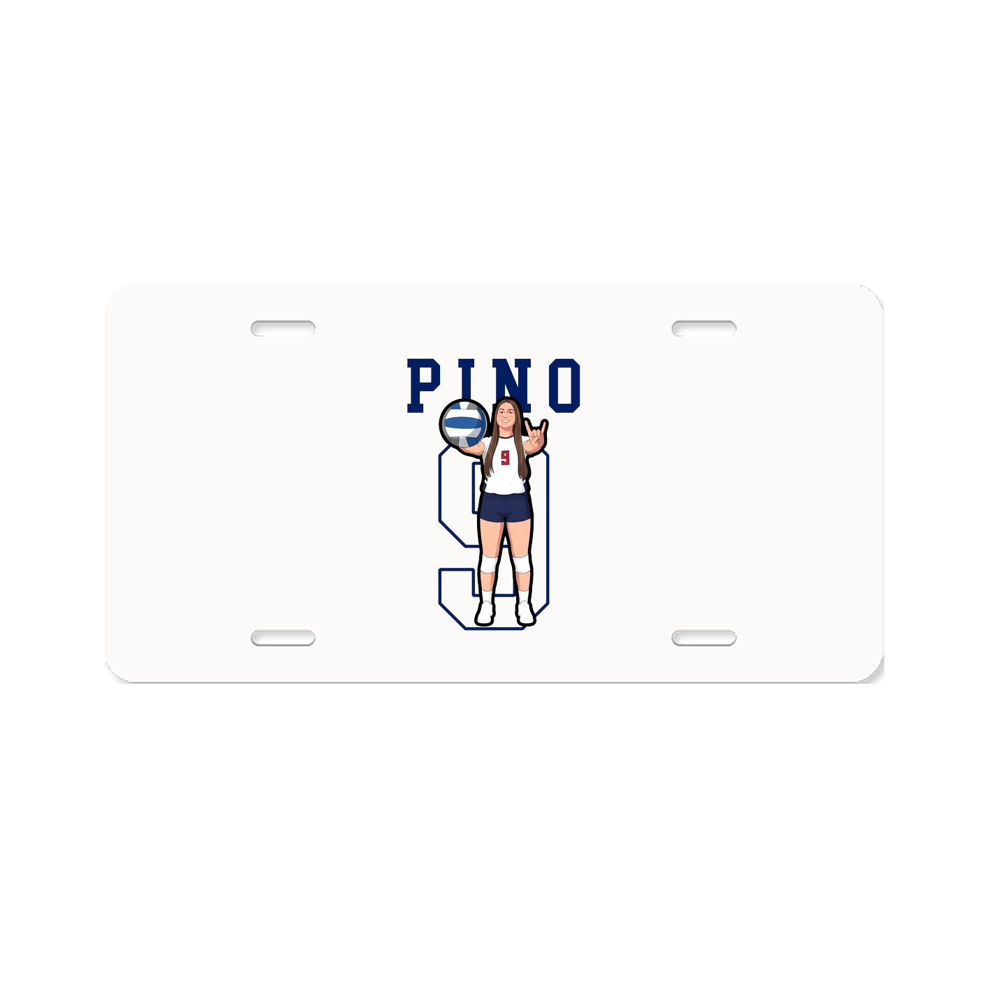 License Plate — Shirsey in Classic