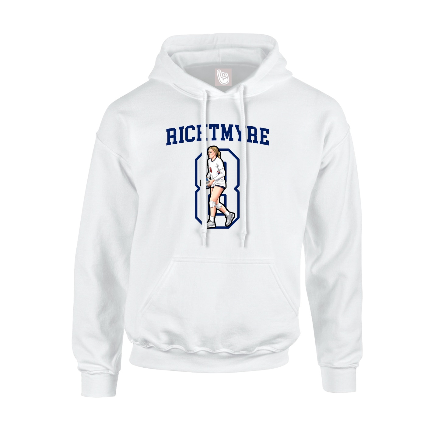Hoodie — Shirsey in White