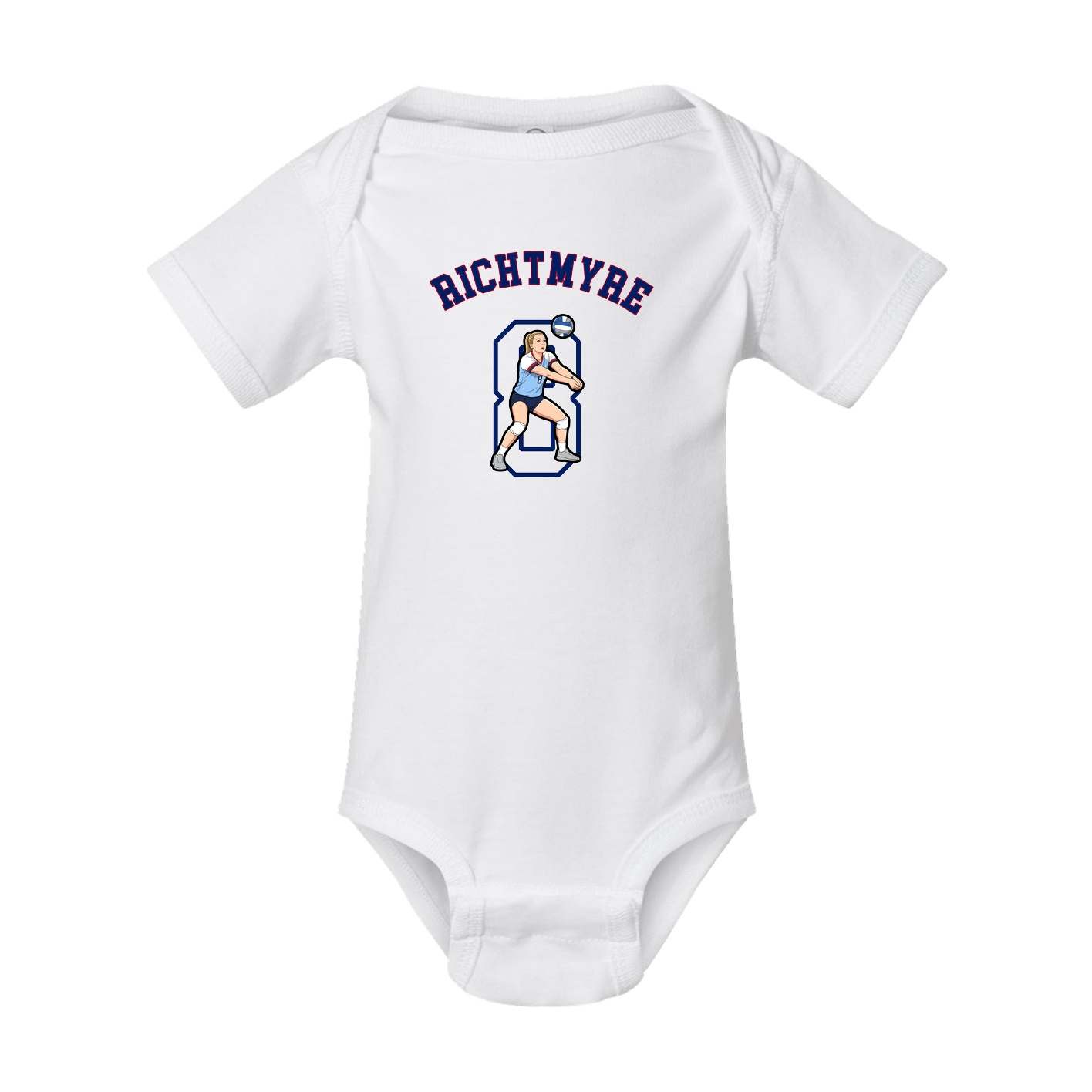 Baby Onesie — Shirsey Arch in White