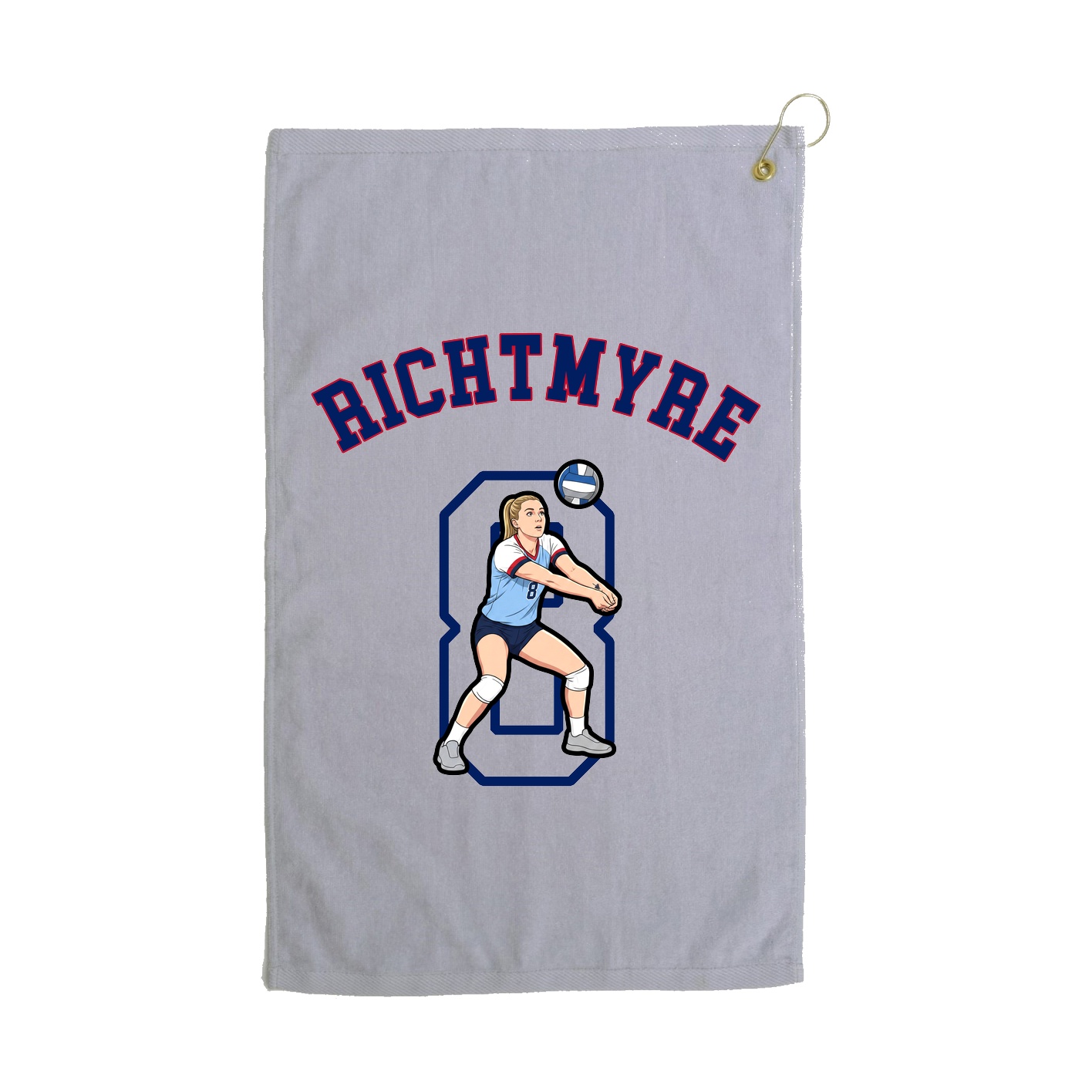 Golf Towel — Shirsey Arch in Grey