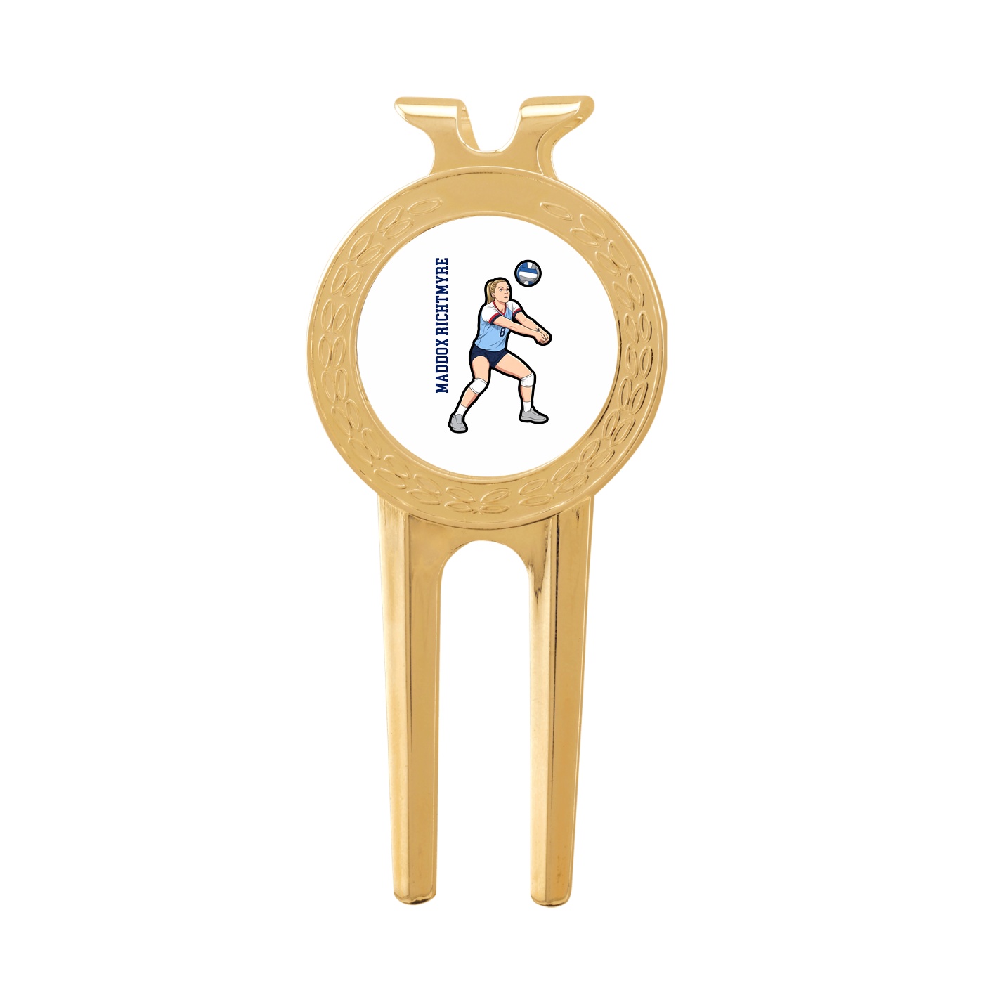 Divot Tool with Ball Marker — Name Vertical in Classic