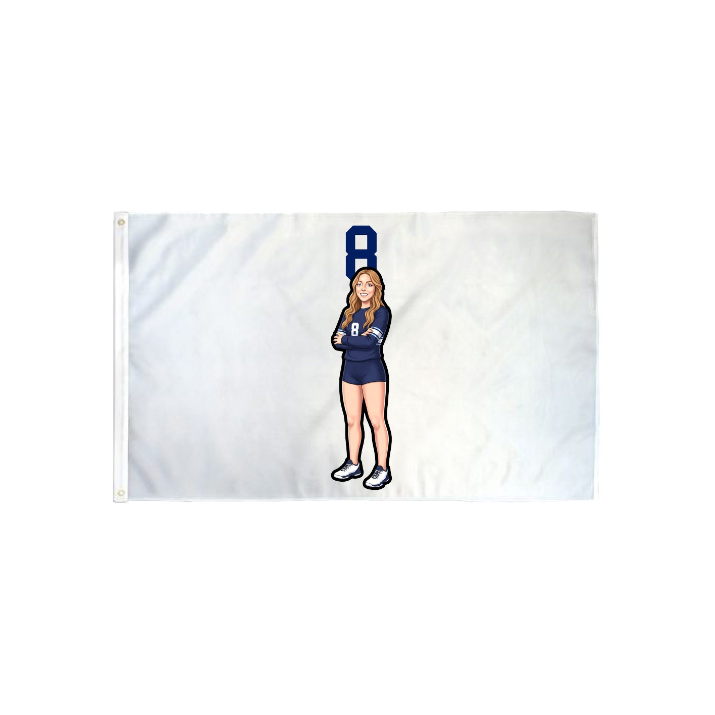 3x5 Flag — Number Top in Classic