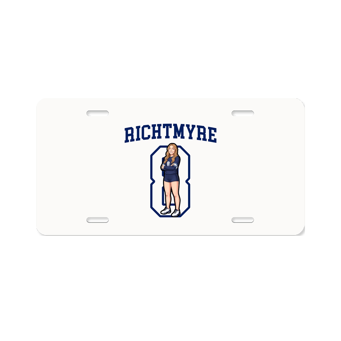 License Plate — Shirsey in Classic