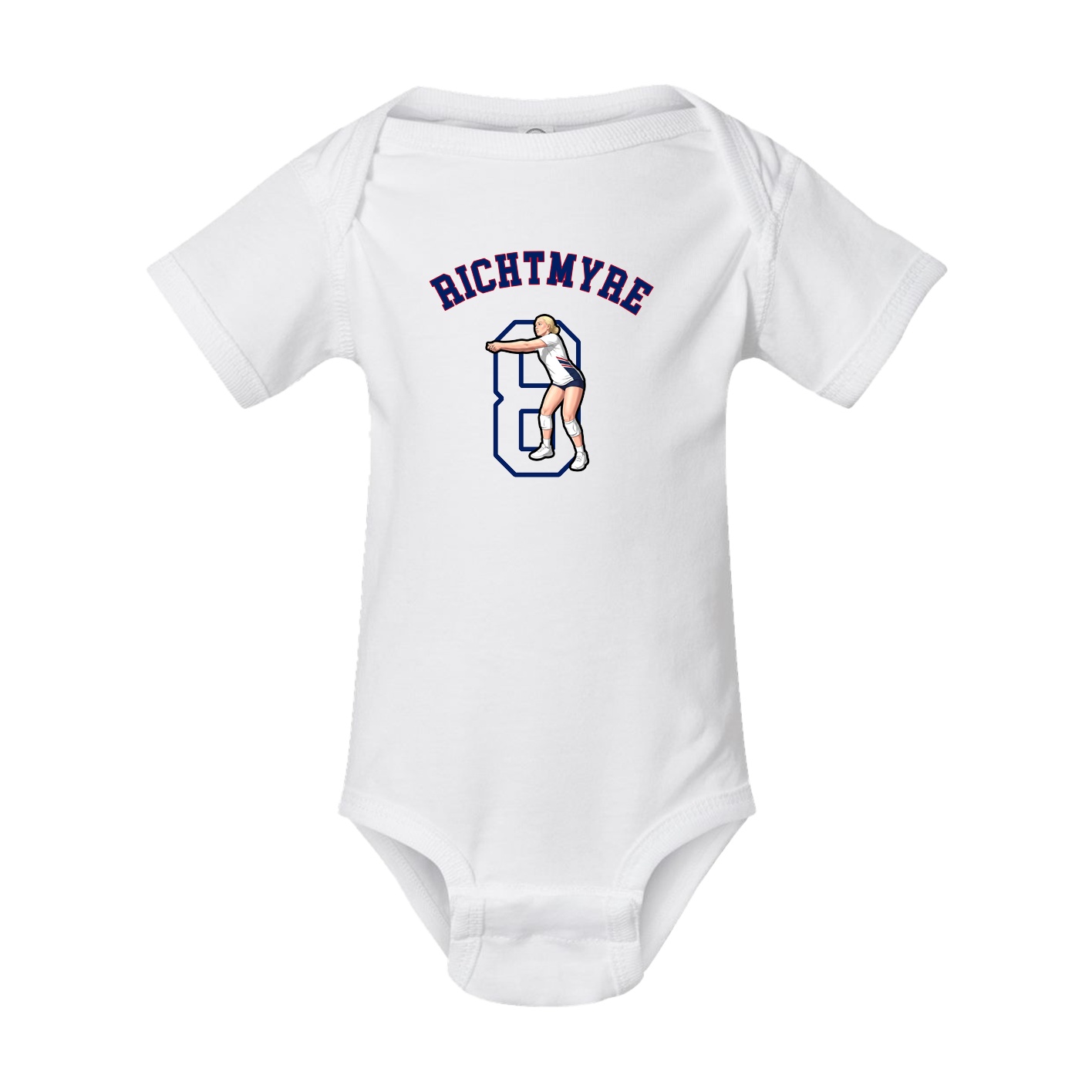 Baby Onesie — Shirsey Arch in White