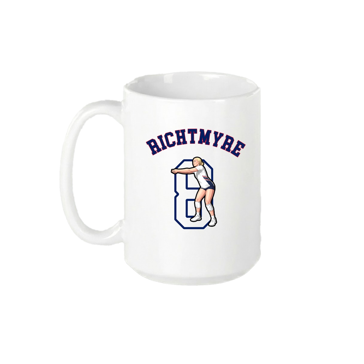 15oz Coffee Mug — Shirsey Arch in White