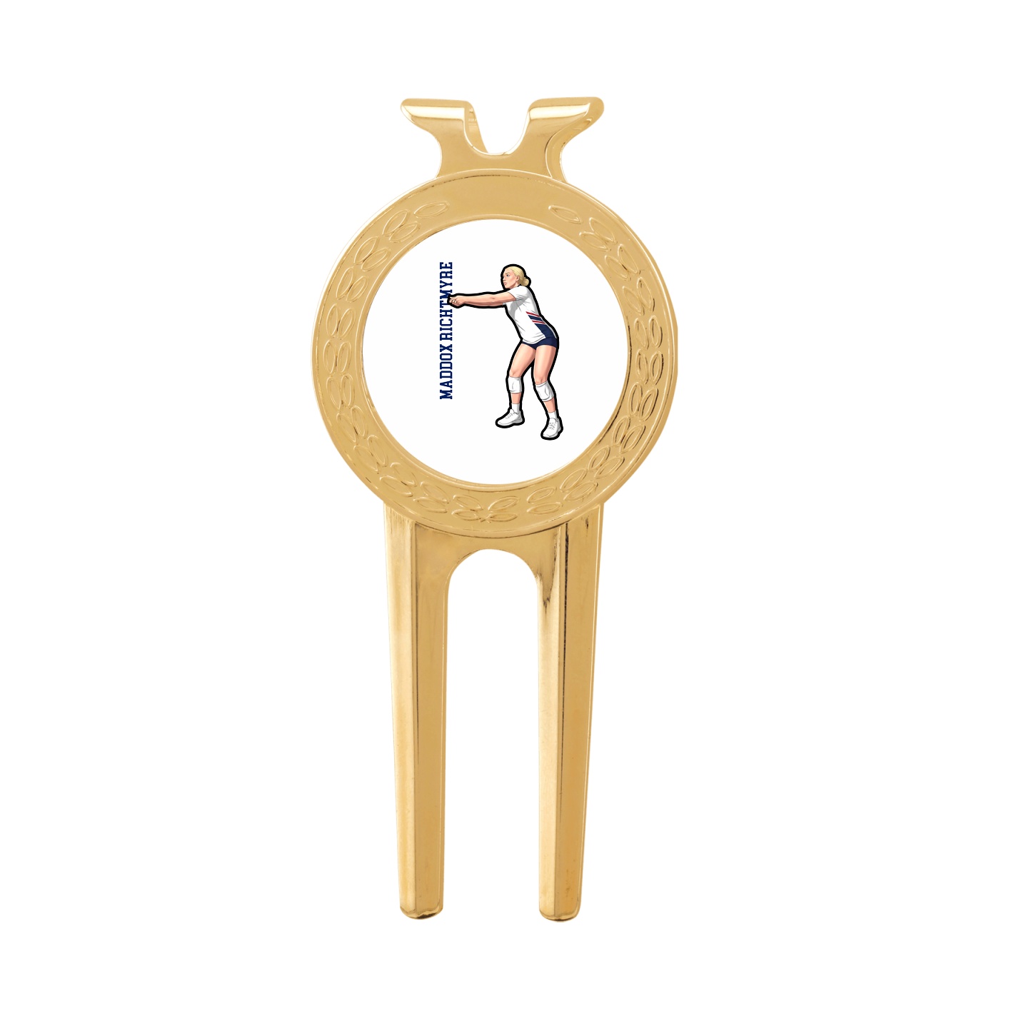 Divot Tool with Ball Marker — Name Vertical in Classic