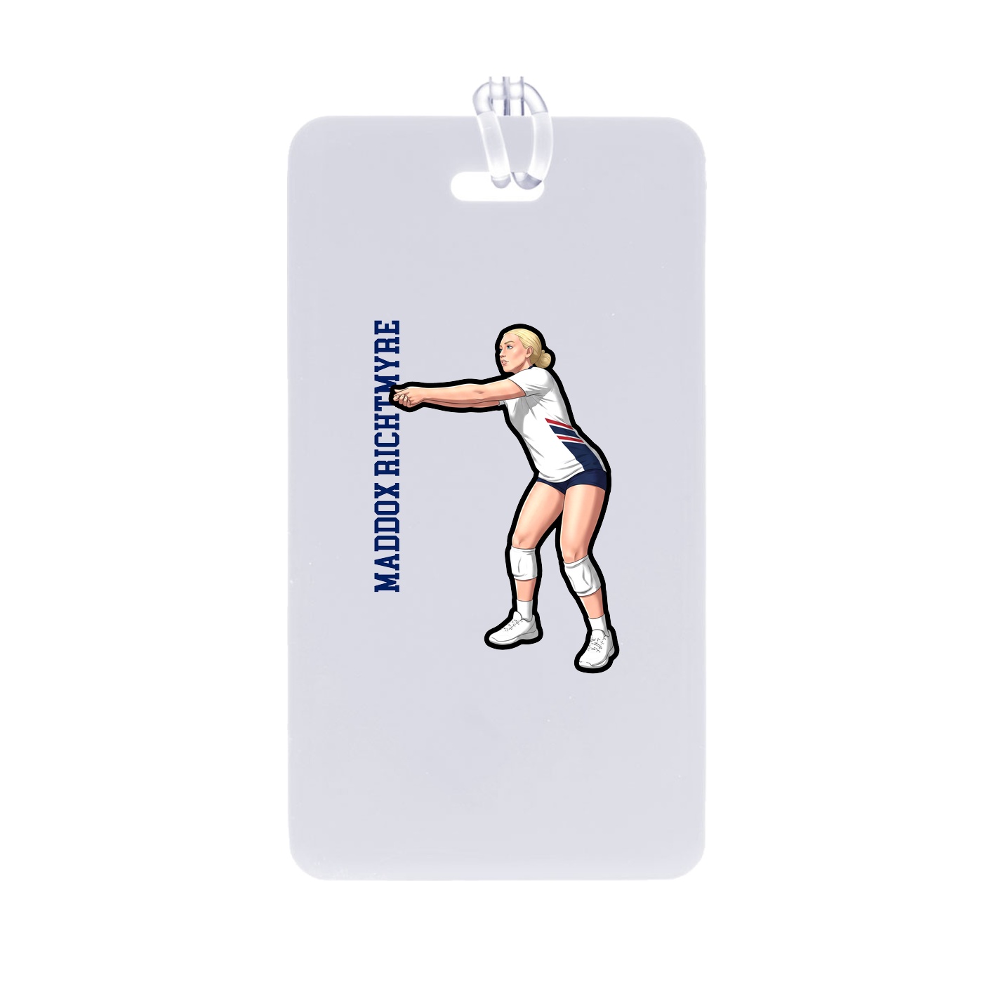 Bag Tag — Name Vertical in Classic