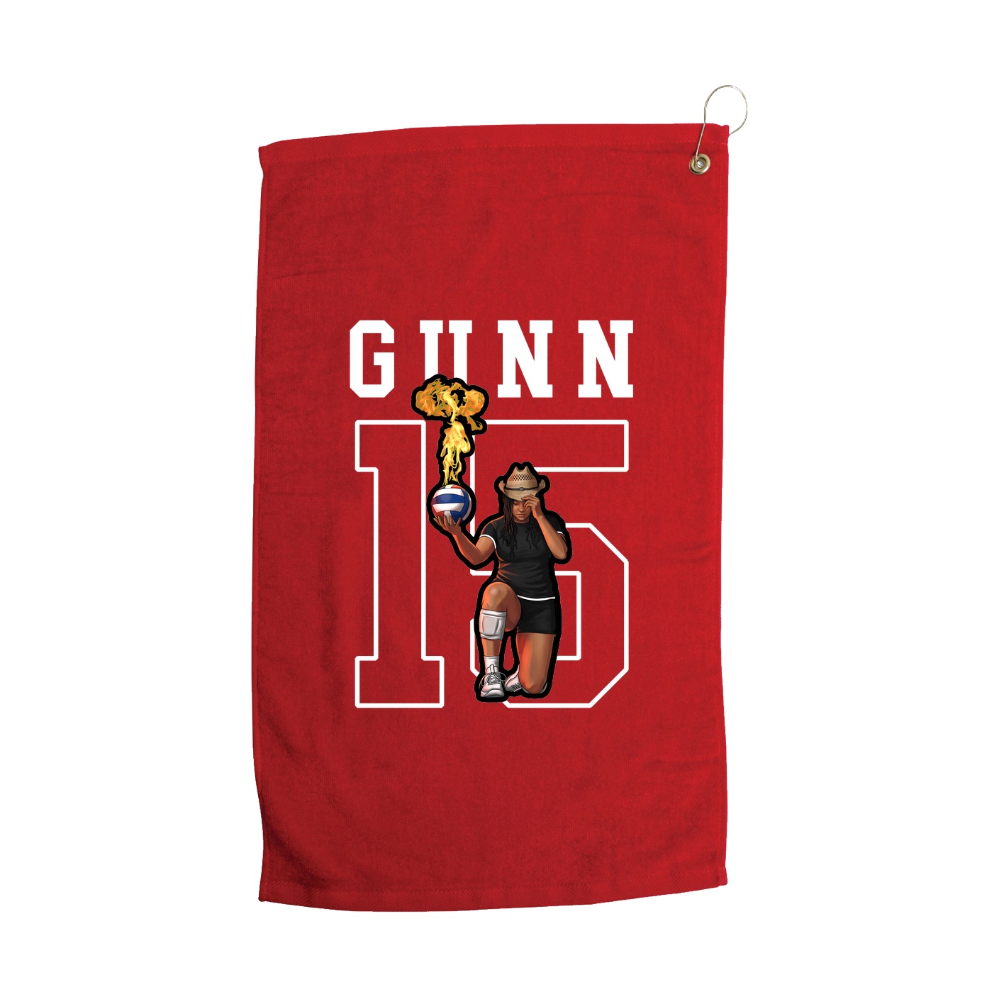 Golf Towel — Shirsey in Red
